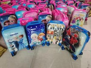 Wholesale children toy: ABS Cute Kids Cartoon Luggage Hard Case Multipurpose for Childrens