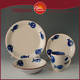 Sell 16pcs stoneware handpainted dinnerware set with fish design