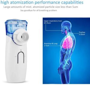 Wholesale Respiratory Equipment: Hot Inhaler Equipment Home Nebulizer Mini Ultrasonic Handheld Nebulizer Machine for Adults and Baby