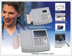 Wholesale ecg electrodes: Electrocardiograph CARDIPIA 800 Smart ECG