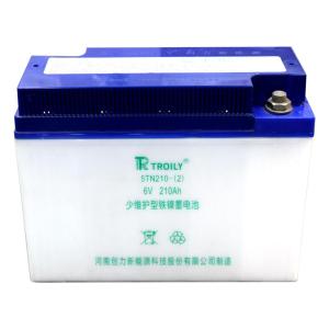 Wholesale battery locomotive: TROILY Ni-Fe Rechargeable Battery Iron Nickel Battery 5TN210 6V210AH
