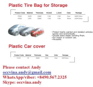 Wholesale bands: Plastic Car Cover