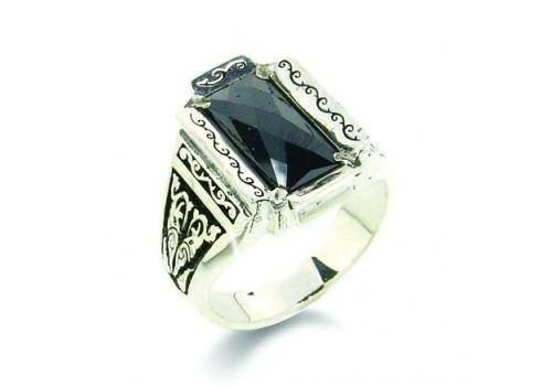 Sell Black Stone Silver Ring