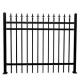 Garden Spearhead Fence Panels Tubular Steel Fence Galvanized Welded Wire Outdoor Metal 358