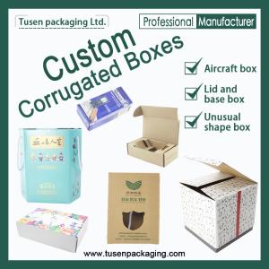 Wholesale corrugated packaging: Good Quality Factory Directly Corrugated Paper Box Printing Shipping Packaging Display Box