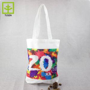 Wholesale backpack printing: Cotton Canvas Bag Custom Printed Logo Personalized Bag Canvas Promotional Shopping Canvas Cotton Tot
