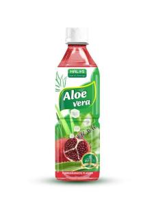 Wholesale compound amino acid: HALOS/OEM Aloe Vera Drink Pomegranate Flavor 500ml PET Bottle