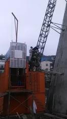 Wholesale b: 35m/Min Building Site Hoist Q345B Steel Temporary Construction Elevators