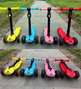 Wholesale music light: KS-002CX-YY-DD, Cool Foldable Kick Scooter with Lights and Music for Wholesale