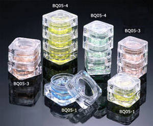 Wholesale foil: Plastic Square Assembly Cosmetic Case (BQ)