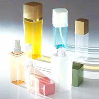 Wholesale inner beauty: Plastic PETG Square Arched Bottle (GR)