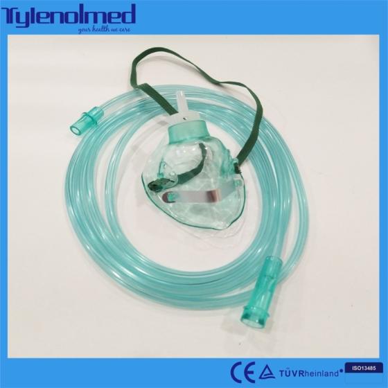 oxygen mask and tubing