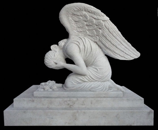 Hot Sale Outdoor Natural Stone Marble Water Fountain Price Statue image 1