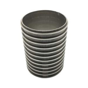 Wholesale reinforced strainer: Custom SS304 Stainless Steel Reverse Formed Wedge Wire Cylinder, Wedge Wire Pipe