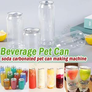 Wholesale beverage filling machine: New Carbonated Beverage PET Can Drinking Soda Can Drink Making Cutting Machine