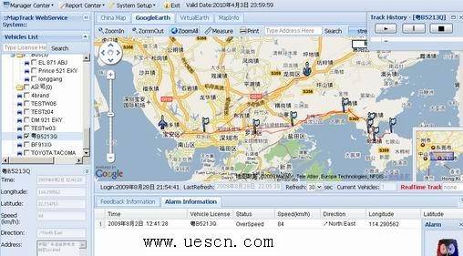 Map Tracking Software