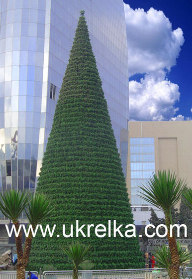 giant artificial christmas trees