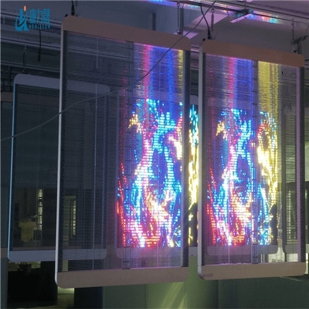 transparent glass display