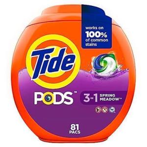 Wholesale soap: Tide PODS Laundry Detergent Soap Pods, Spring Meadow, 81 81 Count (Pack of 1)