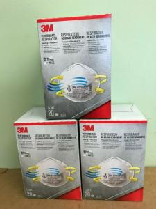 Wholesale mask box: 60 PCS (3 Box of 20) 8210 PLUS N95 Particulate Respirator CORONAVIRUS MASKS