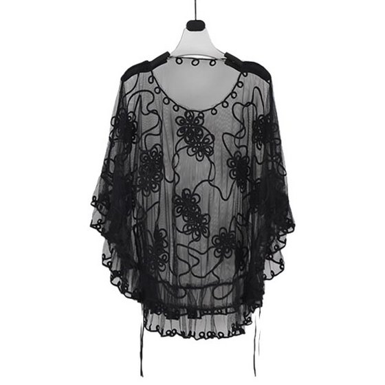 Sexy Shrug 2013 Women Ladies Fashion Black Lace Batwing Apparel Id