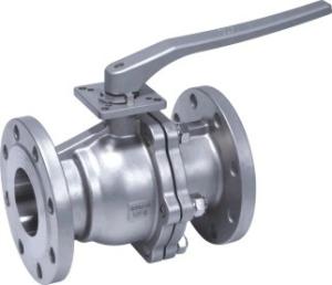 Wholesale industrial pc: 2 PC Flanged Stainless Steel Ball Valve Industry