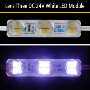 Wholesale led tube lamp: Lens Three DC 24V White LED Module
