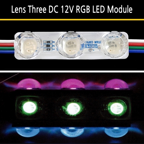 Lens Three DC 12V  RGB LED Module