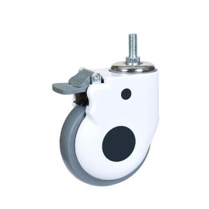 Wholesale into furniture: 3 4 5 Heavy-Duty Castors with Brake for Hospital Equipment