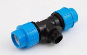 Wholesale plastic: Male Coupling Tee Compression Fittings