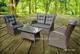 4 Piece Backyard Patio Set , Outdoor Garden Furniture Table And Chairs