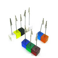 Note Clip Holder with Cube Base