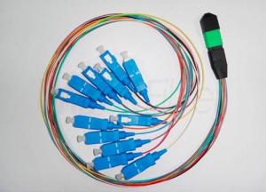 Wholesale fiber optic test: MPO/MTP Fiber Cable|MPO-SC Fiber Optical Branch Patch Cord 12 Cores 0.9mm SM MM