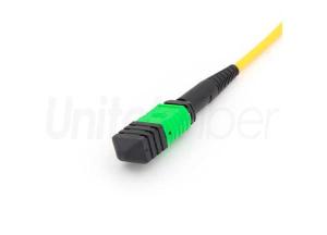 Wholesale sm fiber connectors: MTP MPO-LC Fiber Optic Jumper Method A Pigtail Trunk 12 To 144 Cores 3mm Single-mode G652D G657A2