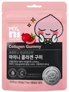 Wholesale pomegranate: MyNi Collagen Gummy Apeach 3g * 12