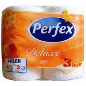 Wholesale peaches: Perfex Peach ToiletPaper 4 MegaRolls PremiumEuropean HighQuality Luxory Fragranc