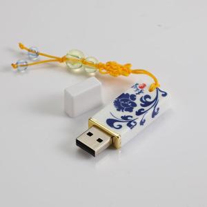Wholesale craft sticks: Stylish Chinese Ceramics USB 32 GB Pendrive Rectangle Shape
