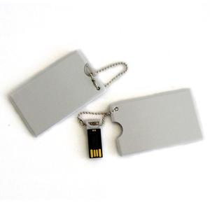 Wholesale advertising materials: Metal Business Card Pen Drive 32GB Price Shenzhen Factory