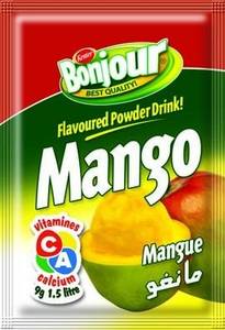 Wholesale instant drinks: Bonjour Instant Flavoured Powder Drink with Mango