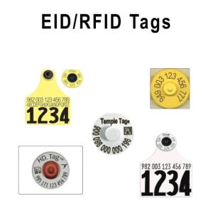 Wholesale screen printing materials: Electronic Label RFID Ear Tags for Livestock Tracking and Management