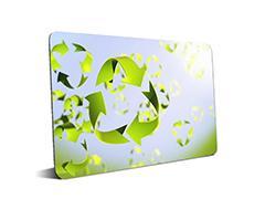 Wholesale plastice: 100% Recycled Eco-friendly Recycling Plastic R-PVC Card Recycled PVC Smart Card Contactless NFC Chip