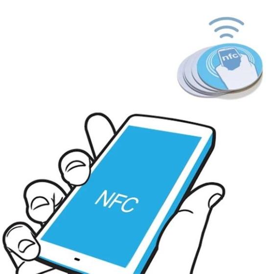 Customized RFID Contactless 14443A 13.56MHz  NFC Tag / Label / Sticker for Social Media Smart Home