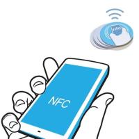 Customized RFID Contactless 14443A 13.56MHz NFC Tag / Label / Sticker for Social Media Smart Home