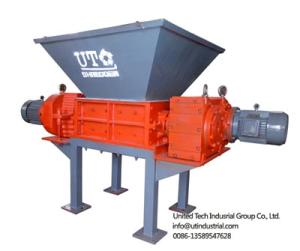 Wholesale drum scrap: Double Shaft Shredder Plastic Tyre Metal Wood Crusher and Recycling Machines Equipments