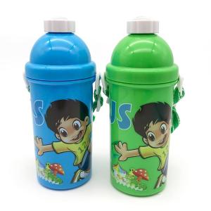 Wholesale bottle to bottle: Back To School Kids Cartoon BPA Free Water Bottle