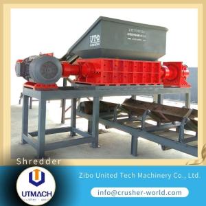 Wholesale paper machine clothings: Zibo United Tech Machinery Co., Ltd -Double Shaft Shredder Crusher-  Plastic, Metal, Wood, Shredding