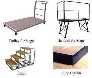 Wholesale curtains: Mobile Stage (Flexiable Height Adjustment)