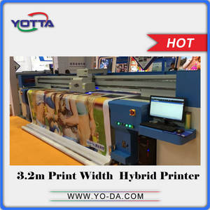 Wholesale sticker machine: High Performance UV LED Hybrid Printing Machine for Wallpapers, Stickers, Flex Print