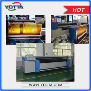 Wholesale wall printing machine: Digital UV Hybrid Printing Machine for Car Sticker, Flex Banner, Wall Paper
