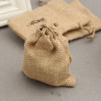 Mini Small Jute Linen Gift Bag Wedding Party Supplier Incense...